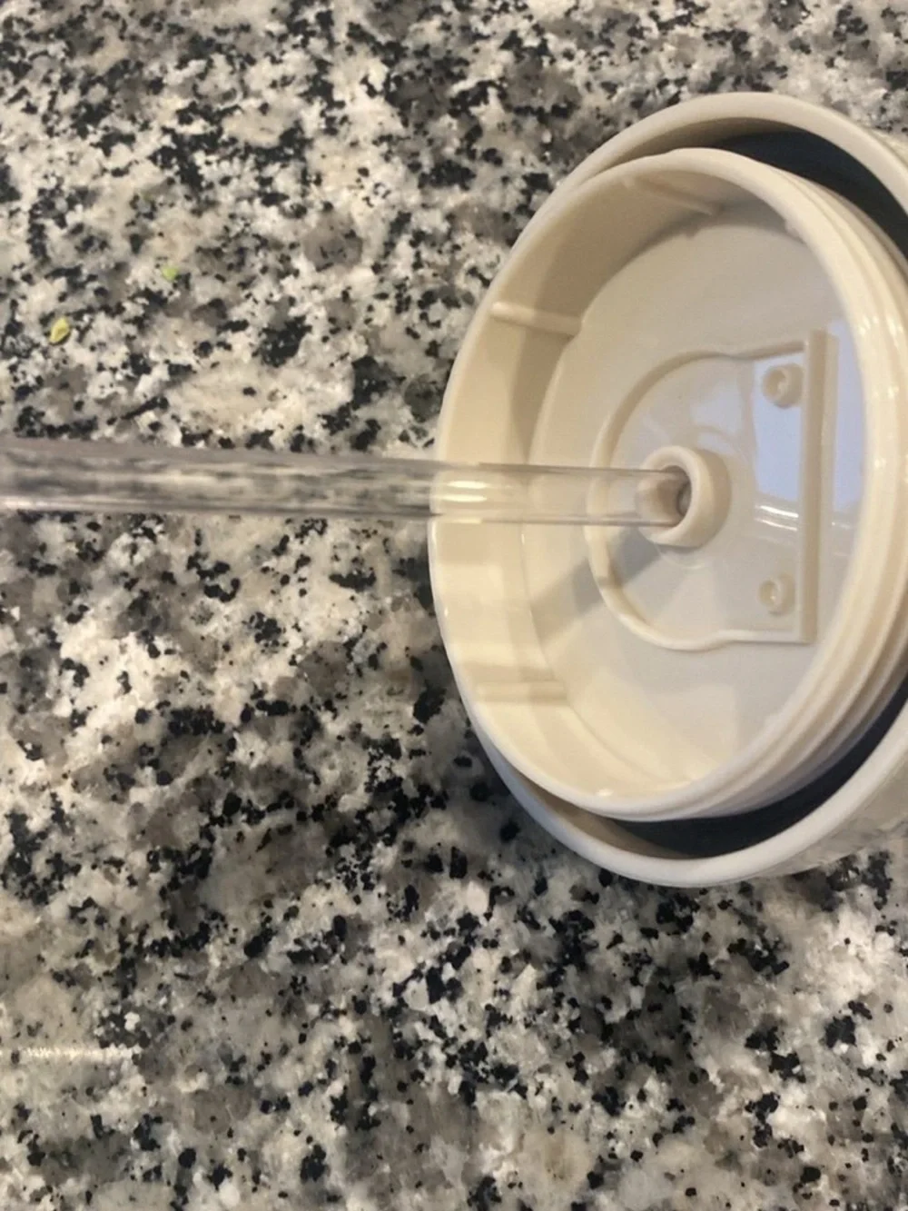 The Pioneer Woman Cream Tumbler with Blue Floral Pattern